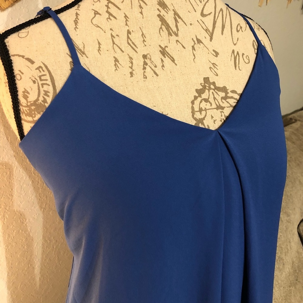 4[Karen Kane] NWOT! Spirit Water royal blue top - Picture 3 of 7
